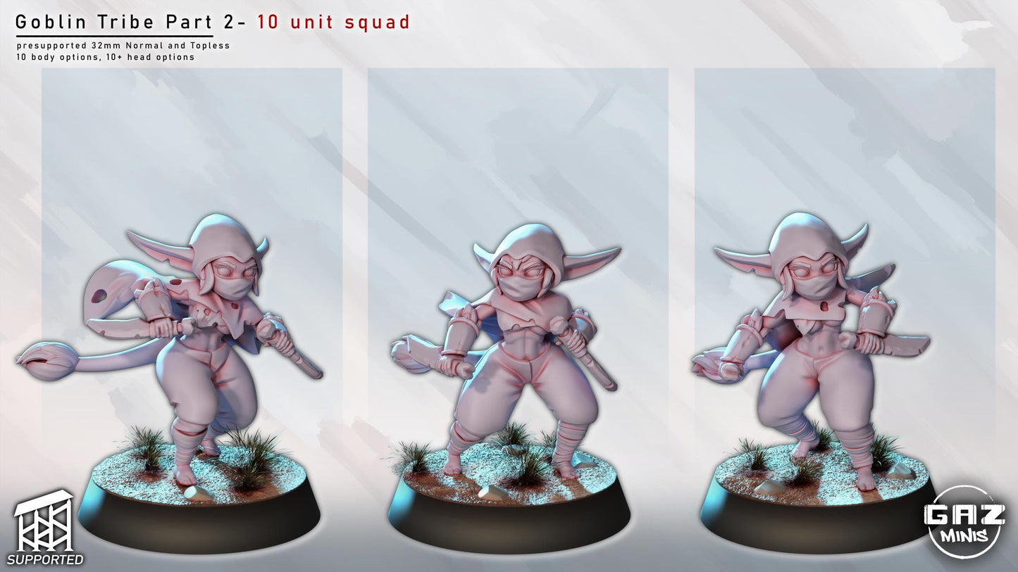 Cave Tribe | NSFW Option | Medium | 32mm | Gaz Minis | Dungeons and Dragons | TTRPG | Miniature