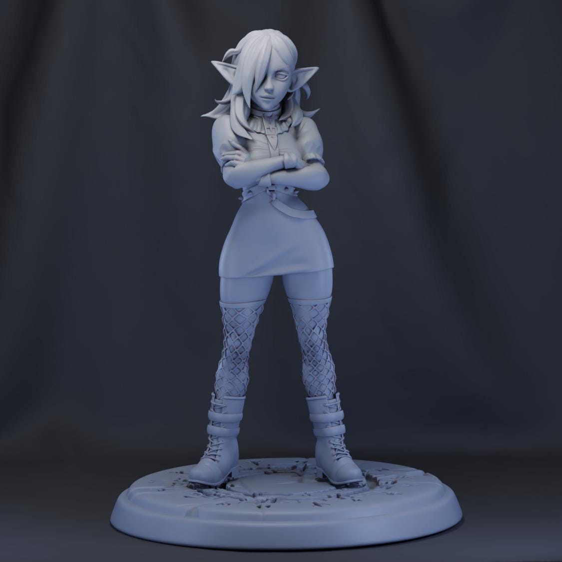 Ashe the Elf | Medium | Twin Goddess Miniatures