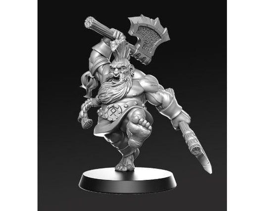 Orny | Dwarf Berserker | Medium | Dungeons and Dragons | TTRPG | RNE Studio
