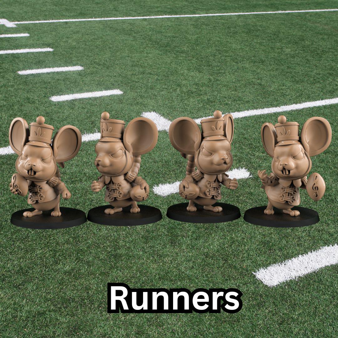 Mouse Orchestra Team | Fantasy Football | Crosslances | 8K Resin Quality | Dungeons and Dragons | TTRPG