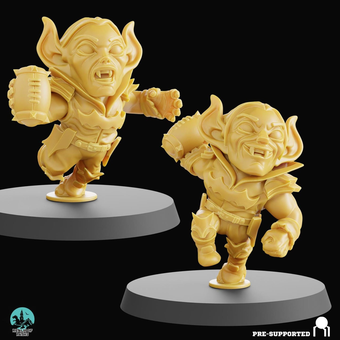 Blood Drop | Vampire Team | Fantasy Football | Realm of Paths | 3D Printed Miniature | 8K Quality Resin | Bases Included | TTRPG