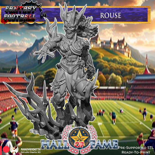 a picture of a cartoon character on a football field