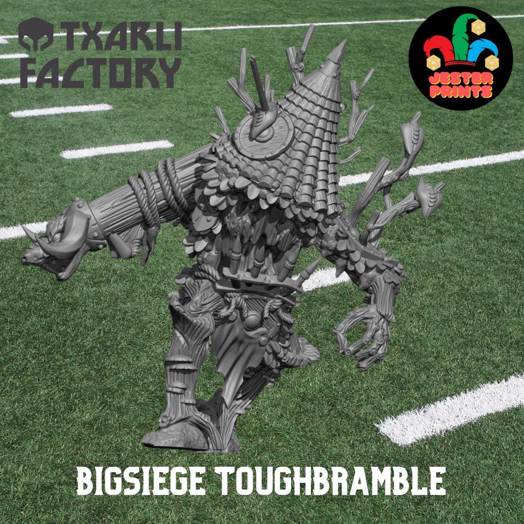 Bigsiege Toughbramble | Tree Man | Star Player | Fantasy Football | Txarli Factory | 3D Printed Miniature | 8K Quality Resin | Base Included