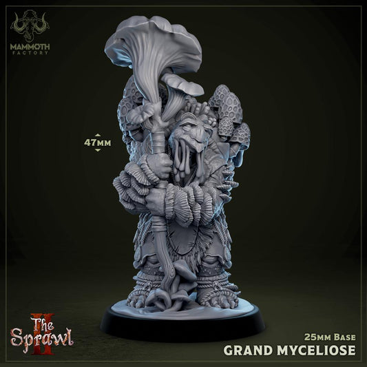 Grand Myceliose | Myconid Leader | Medium | 25mm Base | Medium | Dungeons and Dragons | 8k Resin Quality | The Sprawl 2 | Mammoth Factory