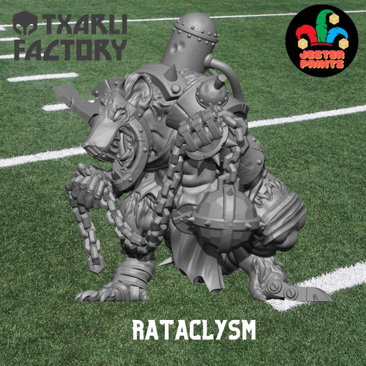 Rataclysm | Whirling Rat Monster | Star Player | Fantasy Football | Txarli Factory | 3D Printed Miniature | 8K Quality Resin | Base Included