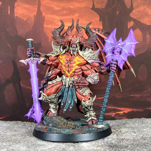 Morloch | Scourge of Inferno | Demon Warlord | Large| 50mm Base | The Infernal Legion | Artisan Guild | Dungeons and Dragons