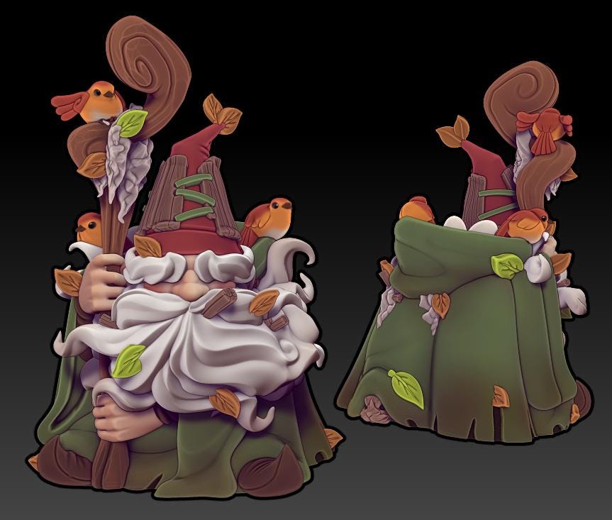 Cyress | Wood Golem Maker | Medium | 32mm | Twin Goddess Miniatures |