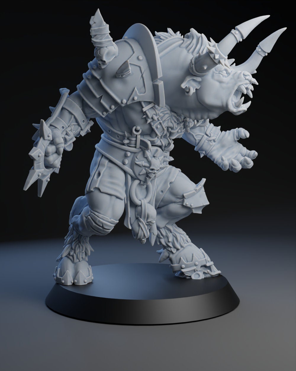 Chaotic Minotaur | Star Player | Fantasy Football | BruteFun Minatures