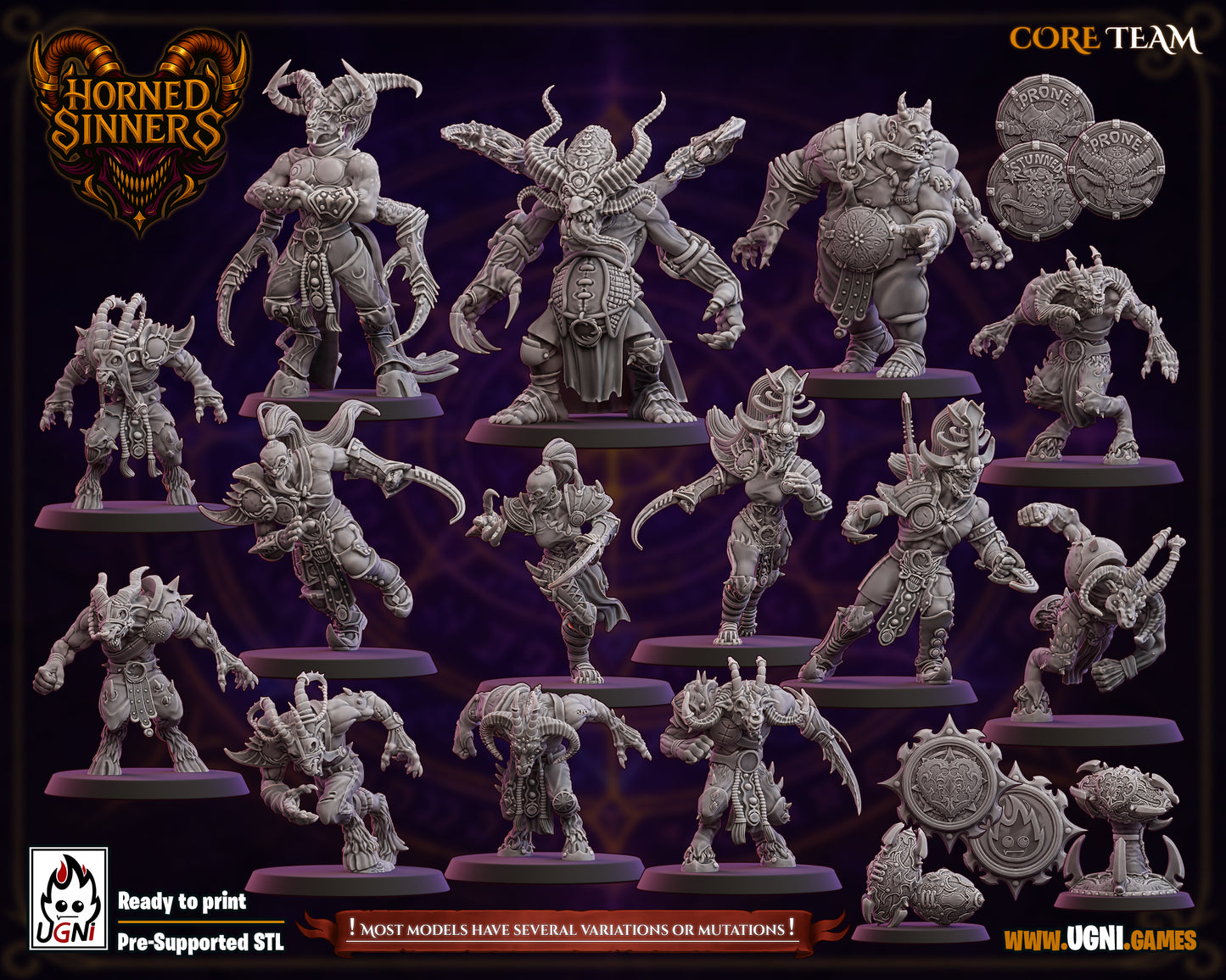 Horned Sinners | Chaos Renegades Team | Fantasy Football | Ugni