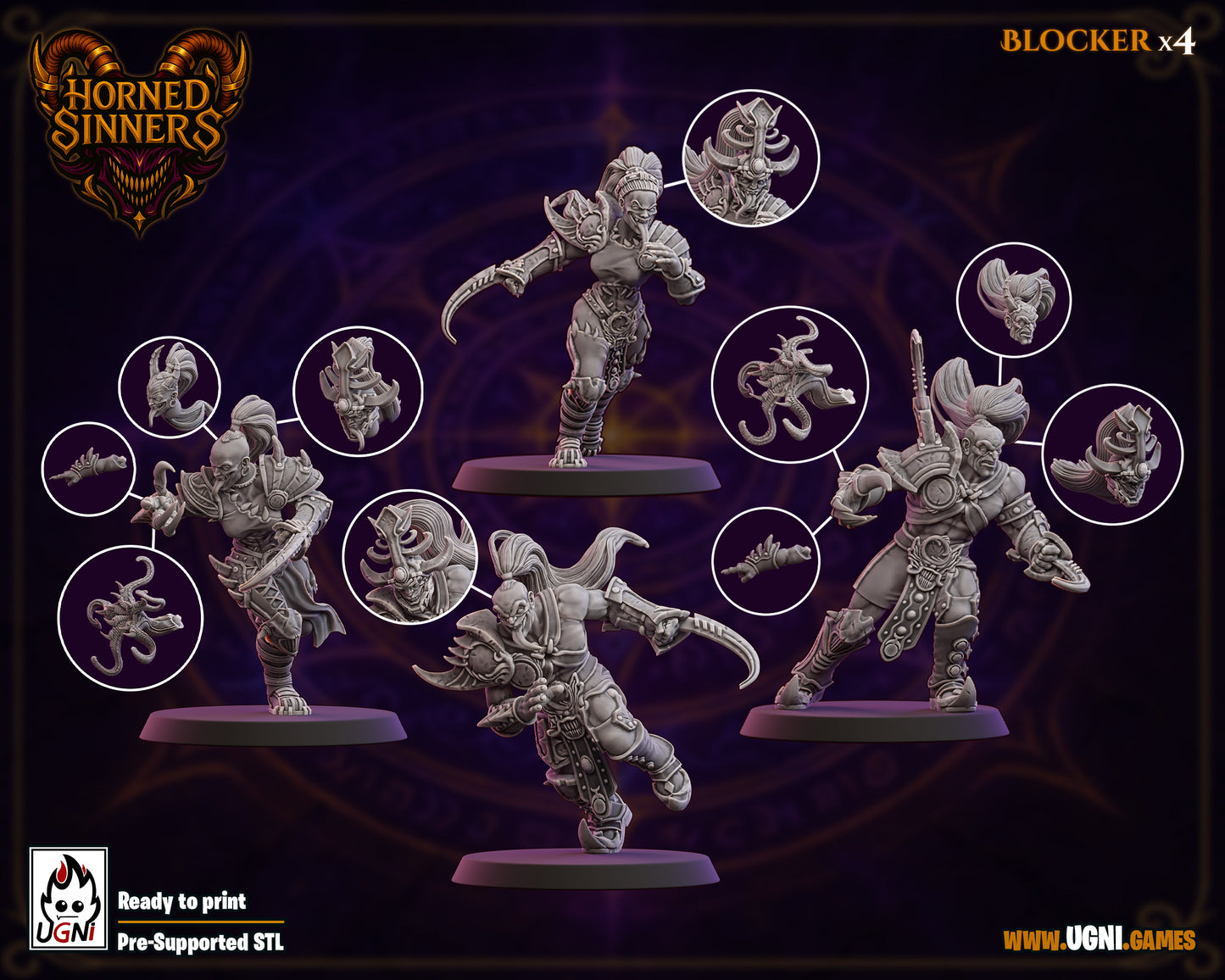 Horned Sinners | Chaos Renegades Team | Fantasy Football | Ugni