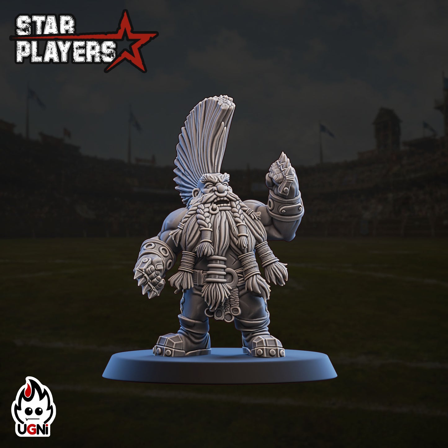 Ironfist | Dwarf Star Player | Fantasy Football | Ugni