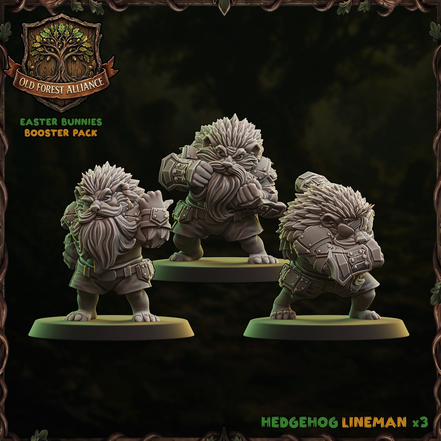 Old Forest Alliance Team | Fantasy Football | Ugni | Dungeons and Dragons | TTRPG | 8K 3D Resin Printed Miniature (Copy)