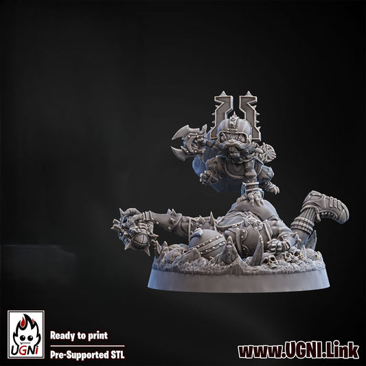 Chaos Squirrel | Squirrel Star Player | Fantasy Football | Ugni Miniatures