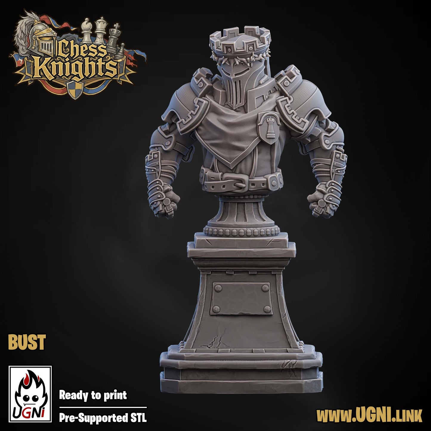 Busts | Chess Knights | Fantasy Football Busts | Trophies | Ugni Miniatures