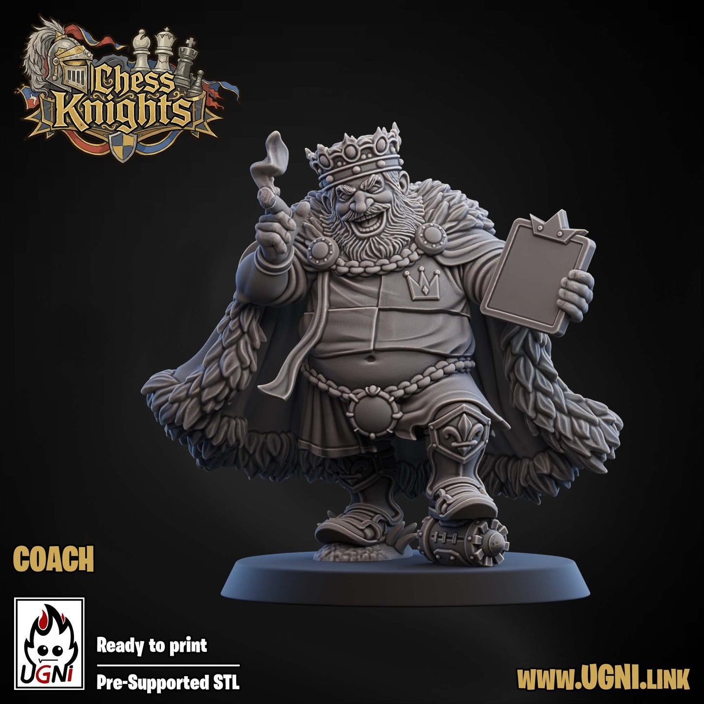 Chess Knights | Coaching Staff | Fantasy Football | Ugni Miniatures