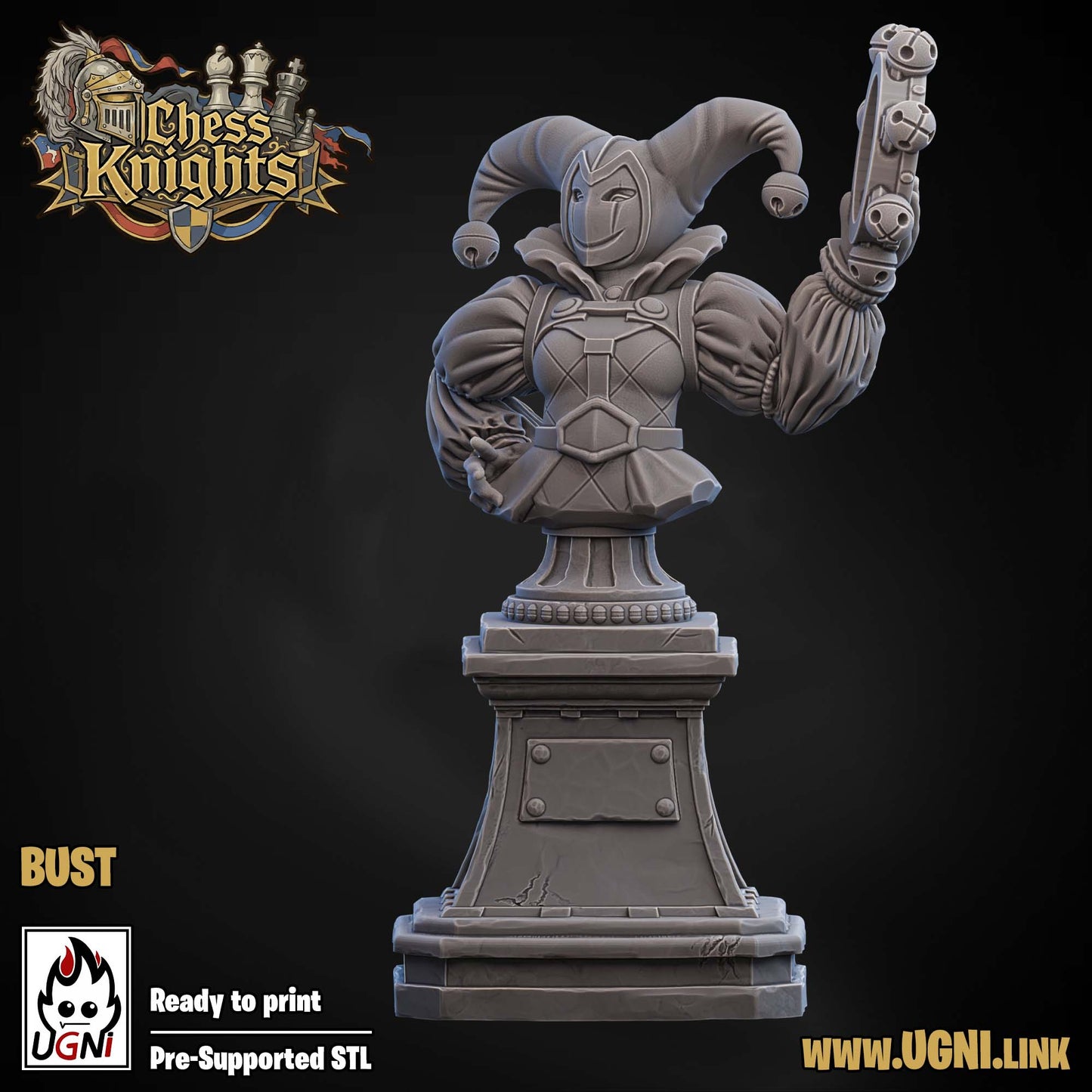 Busts | Chess Knights | Fantasy Football Busts | Trophies | Ugni Miniatures