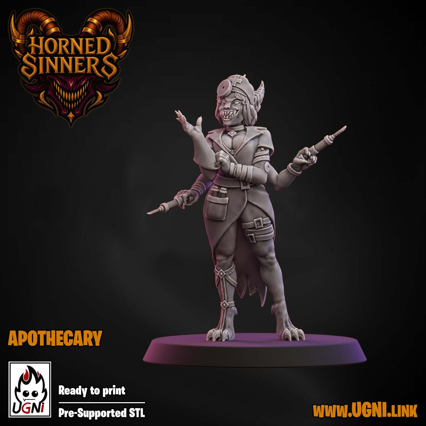 Horned Sinners Support Staff | Chaos Renegades Team | Fantasy Football | Ugni