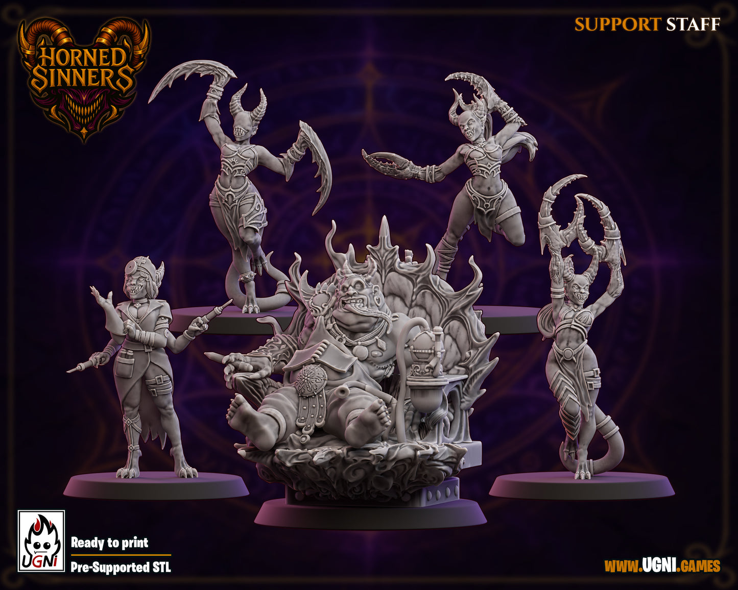 Horned Sinners Support Staff | Chaos Renegades Team | Fantasy Football | Ugni