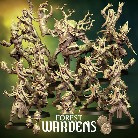 Forest Wardens | Nature Elf Team | Fantasy Football | Punga Miniatures