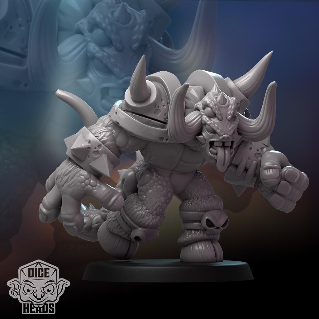 Ry'Lah Renegades | Chaos Team | 15 Models | Fantasy Football | Dice Heads | Call of Cthulhu themed team