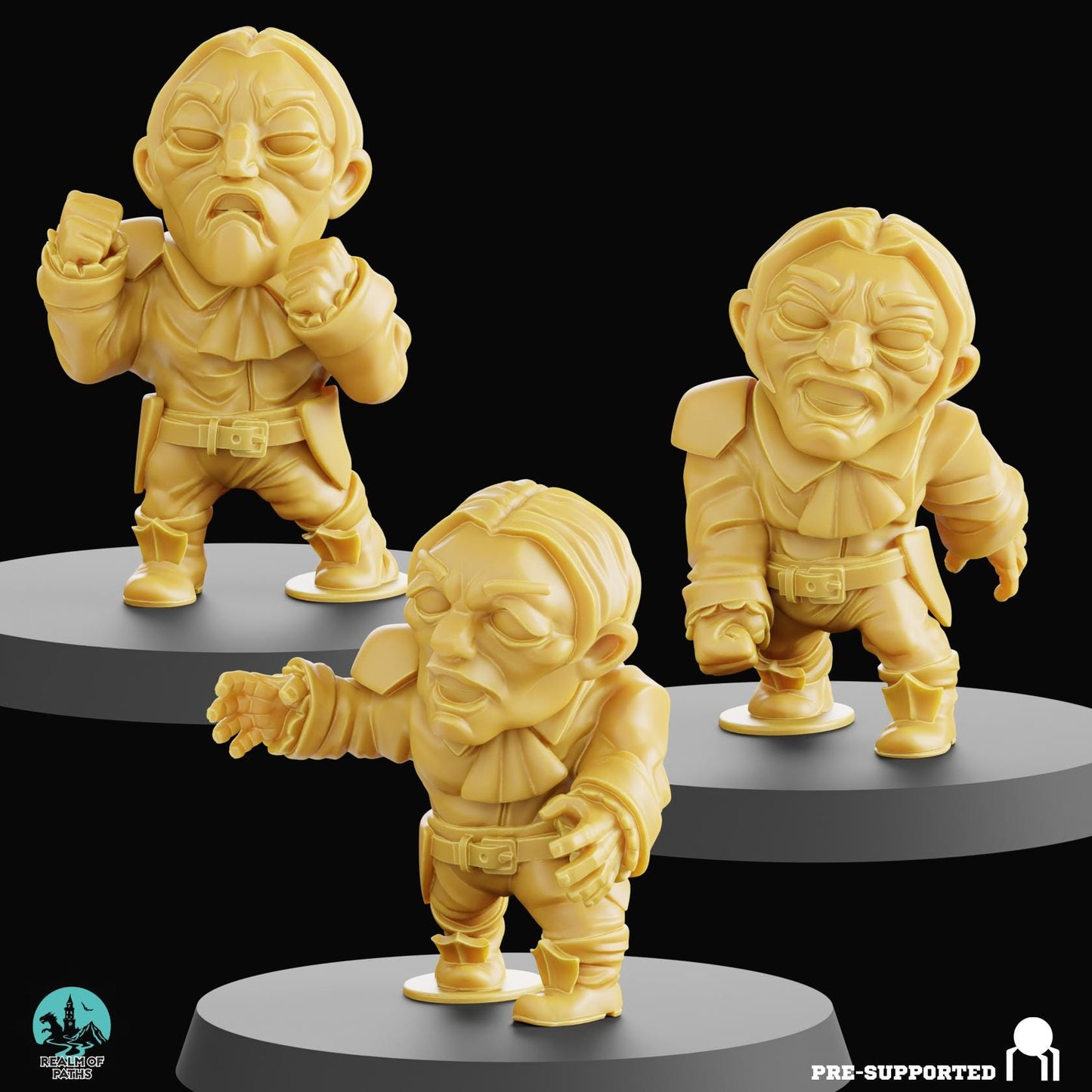 Blood Drop | Vampire Team | Fantasy Football | Realm of Paths | 3D Printed Miniature | 8K Quality Resin | Bases Included | TTRPG