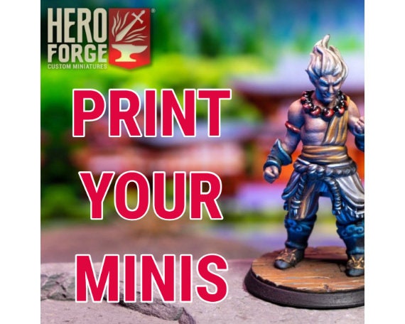 Heroforge Custom Prints - Free Shipping!