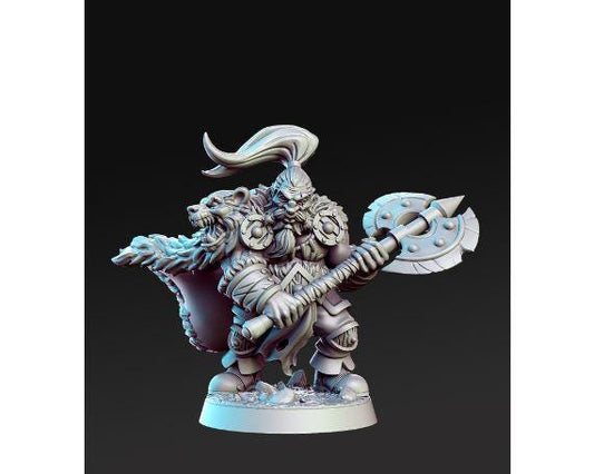 Ortwayn | Dwarf Berserker | Medium | Dungeons and Dragons | TTRPG | RNE Studio | Inside the Magic Forest