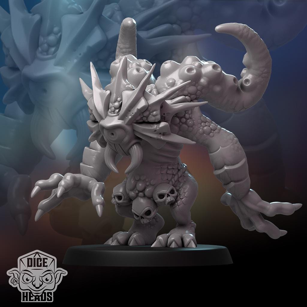 Ry'Lah Renegades | Chaos Team | 15 Models | Fantasy Football | Dice Heads | Call of Cthulhu themed team