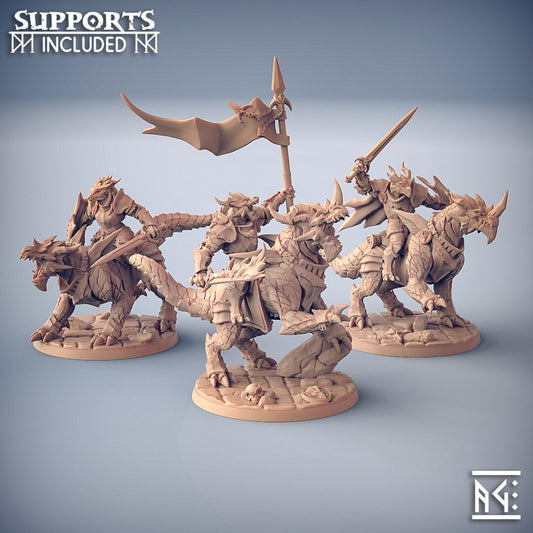 Dragon Knights || Large || 32mm || Artisan Guild || Dragonguard || Dungeons and Dragons