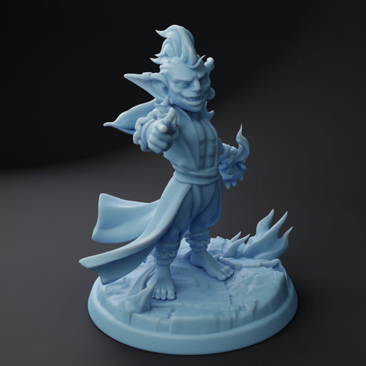 B. Caster | Goblin Wizard | Medium | DND | Twin Goddess Miniatures