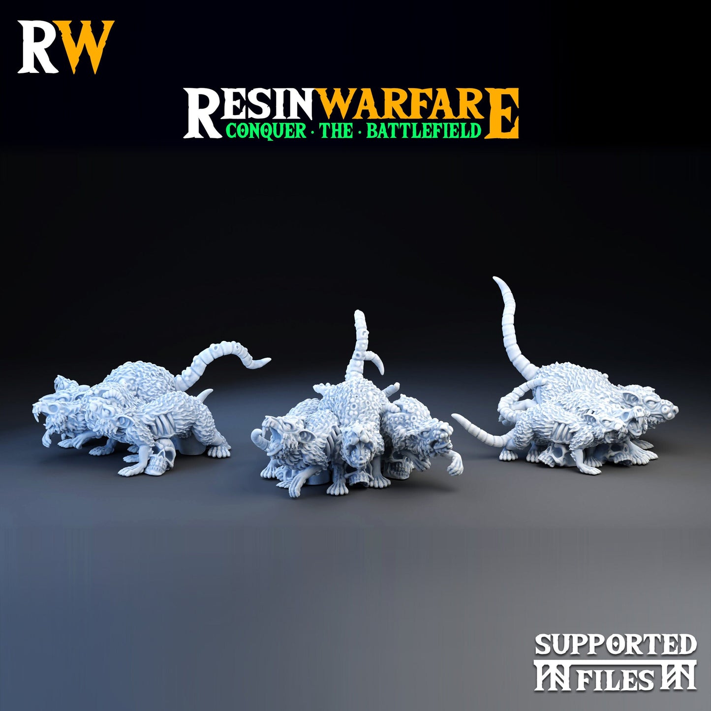 Pox Rodent Packs x3 | Unholy Brotherhood | Ravenous Hordes | Resin Warfare