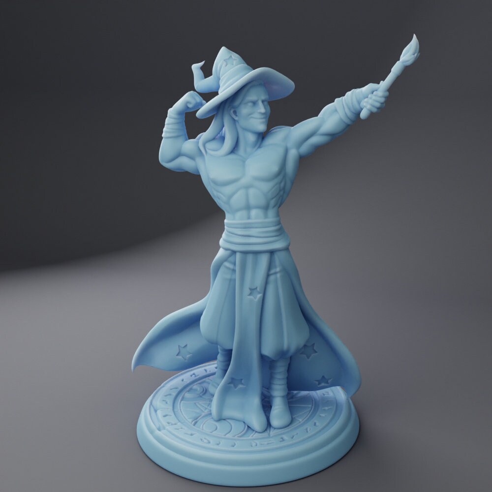 Buff Wizard | Medium | DND | Twin Goddess Miniatures