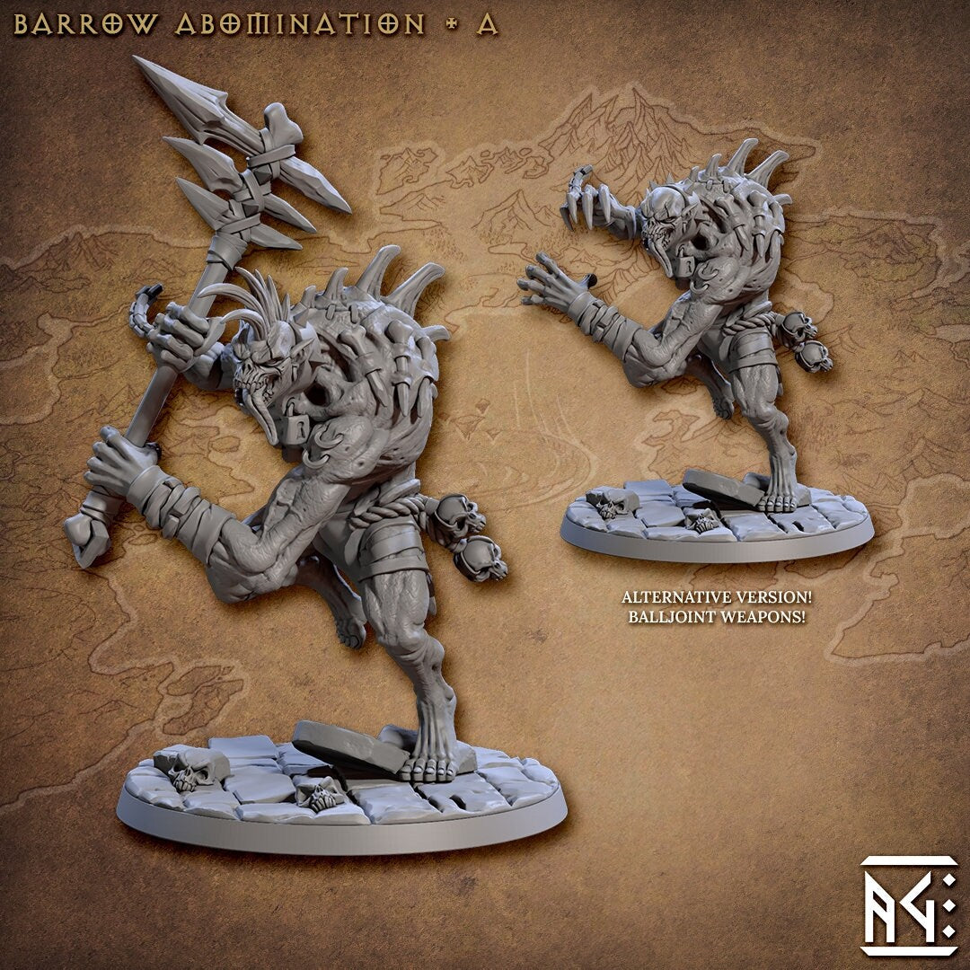 Barrow Abominations | Large | 32mm Horrors of Rodburg Barrows | AG