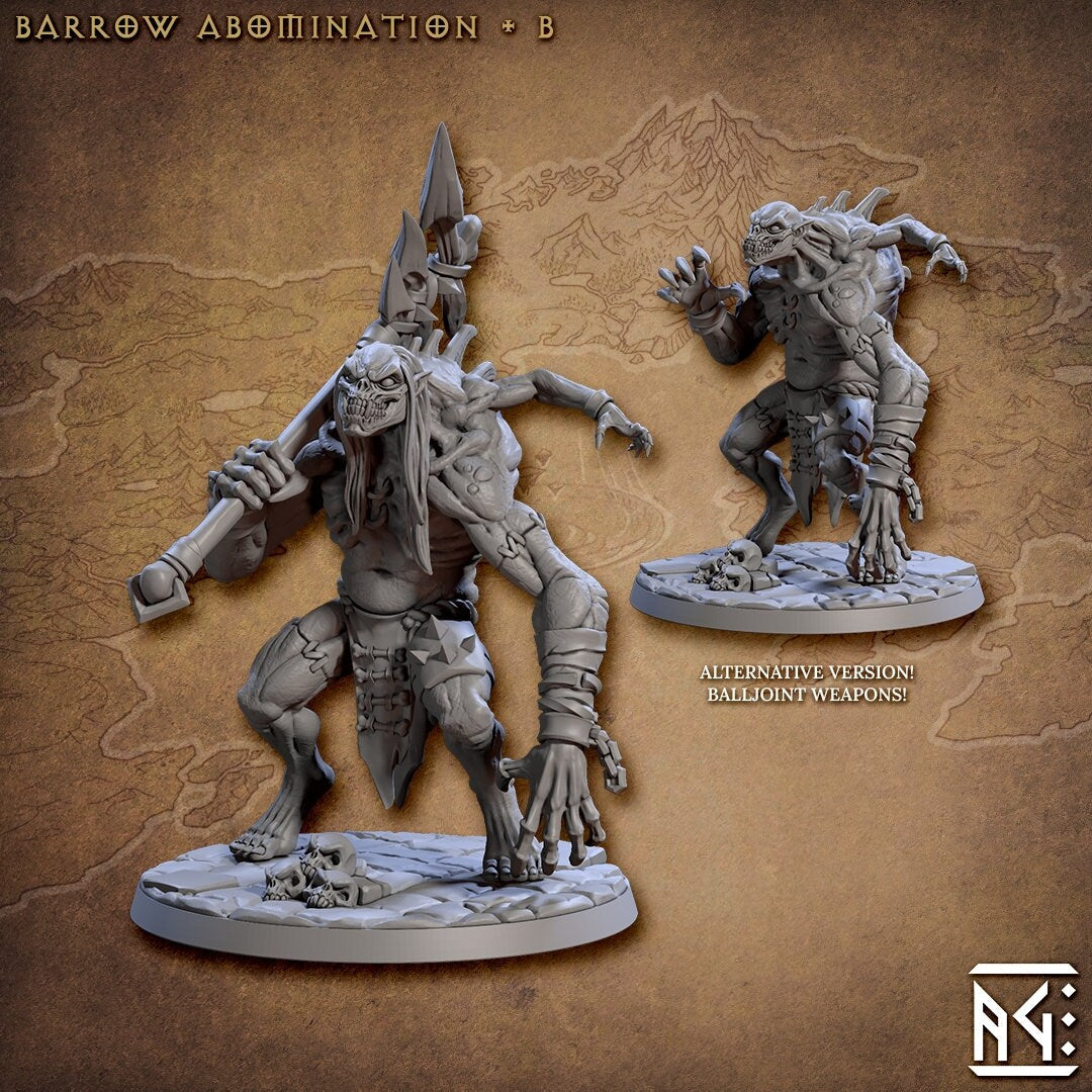 Barrow Abominations | Large | 32mm Horrors of Rodburg Barrows | AG