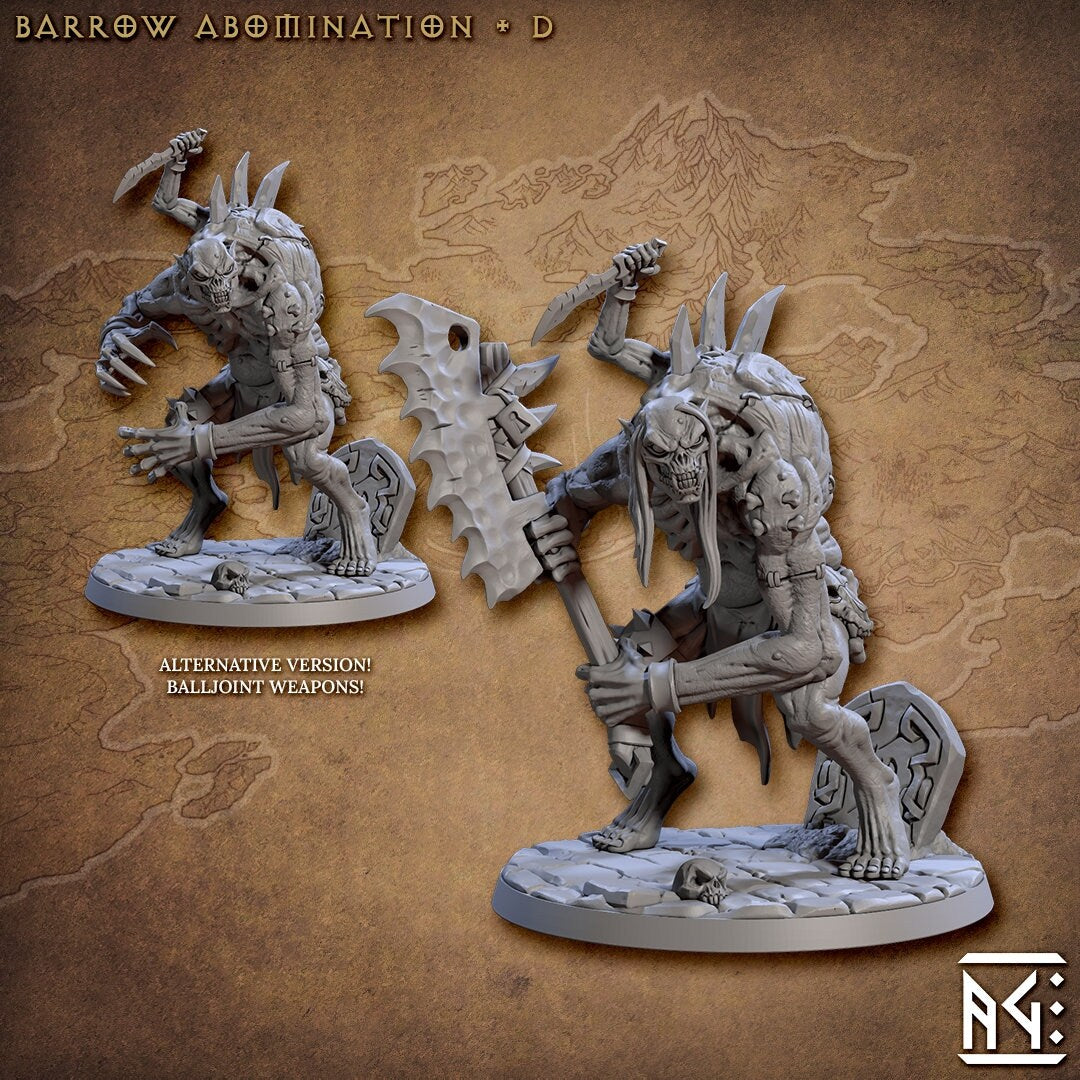 Barrow Abominations | Large | 32mm Horrors of Rodburg Barrows | AG