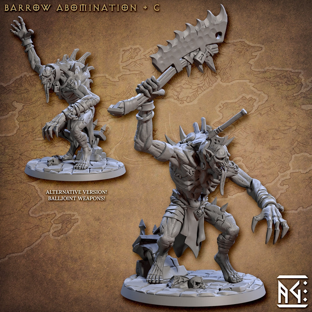 Barrow Abominations | Large | 32mm Horrors of Rodburg Barrows | AG