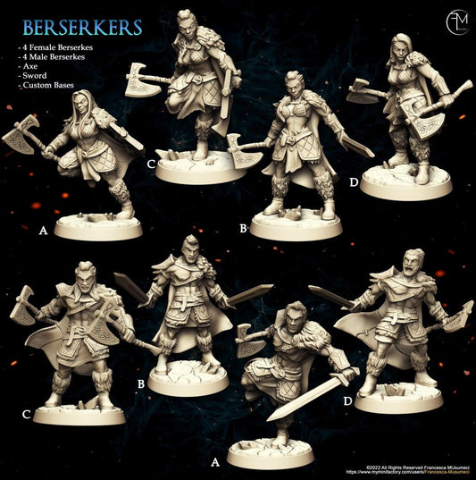 Berserkers | Medium | 32mm | Frost Clan | Francesca Musumeci