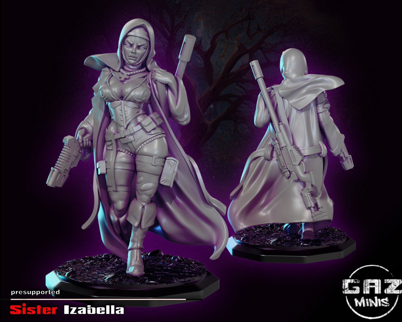 Sister Izabella | NSFW Option | M | 32mm | Gaz Minis