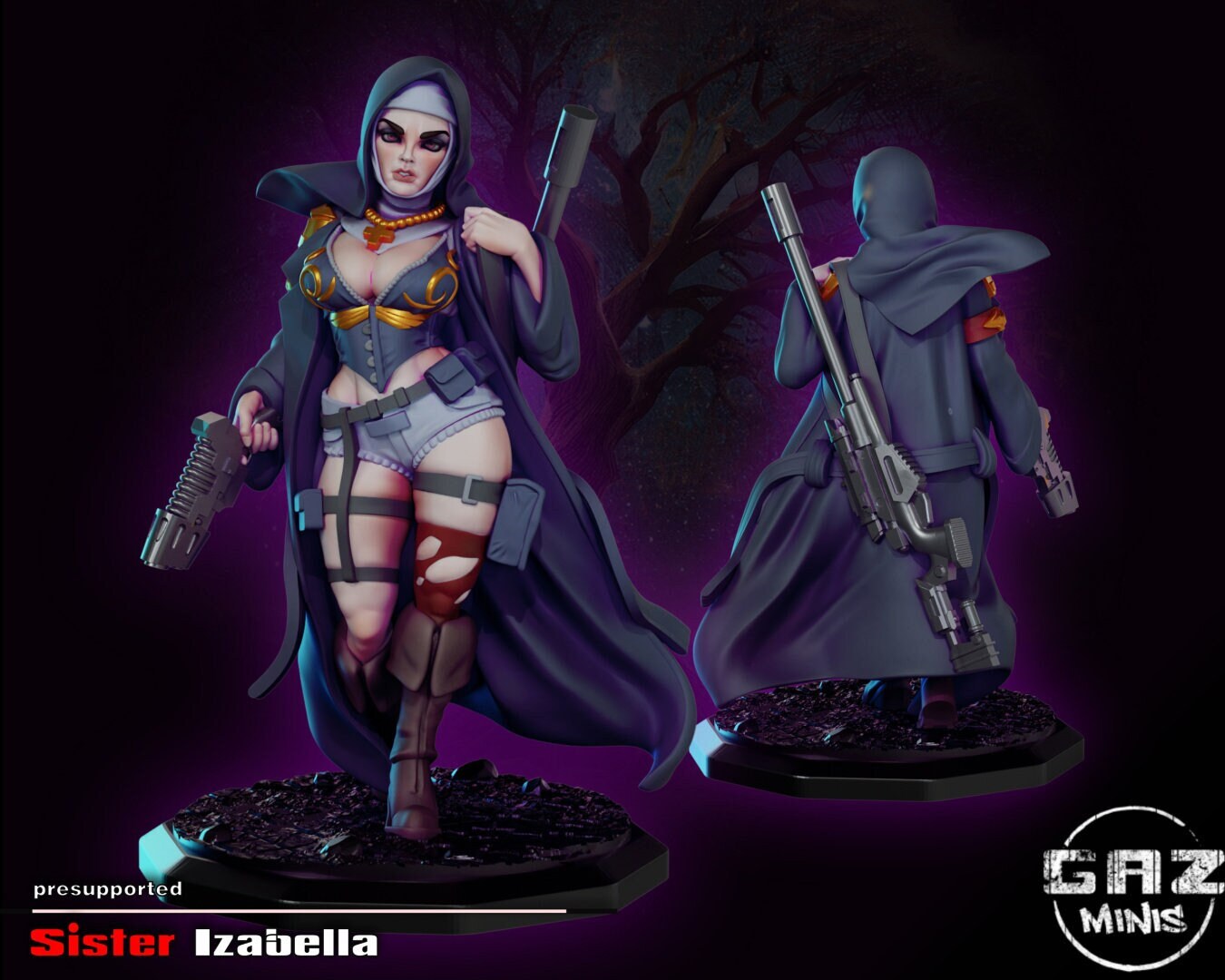 Sister Izabella | NSFW Option | M | 32mm | Gaz Minis