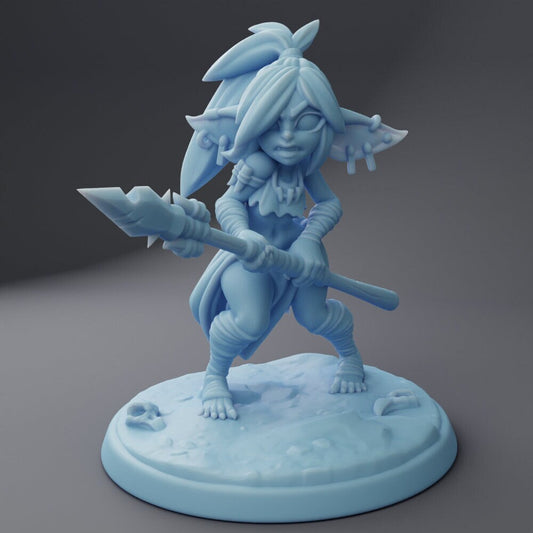 Level 1 Goblin | Medium | Goblin Month | Twin Goddess Miniatures | Dungeons and Dragons | TTRPG | Pathfinder | Greenskin