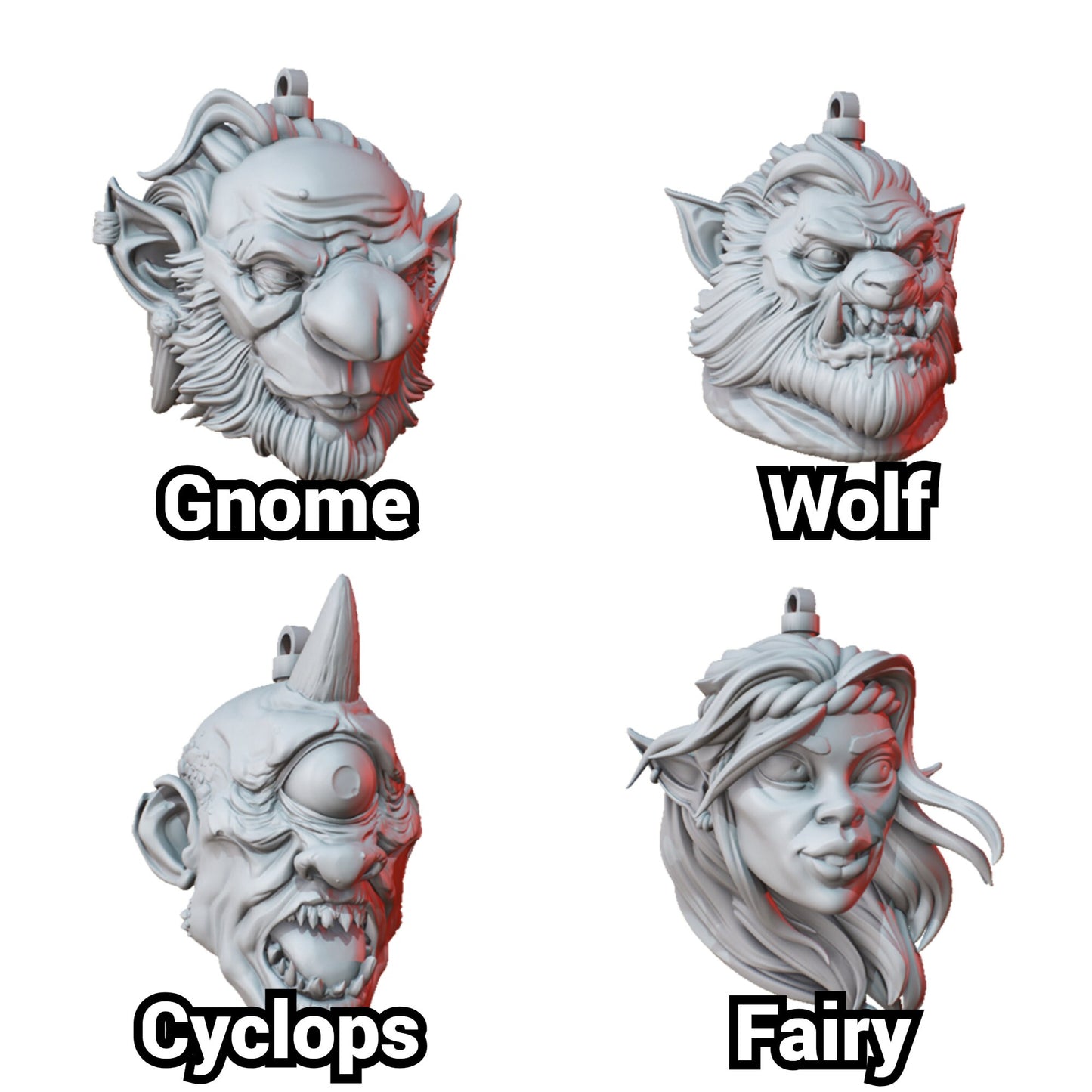 Fantasy Christmas Baubles | 20+ Options | Christmas Trinkets | Decorations | Dungeons and Dragons | TTRPG
