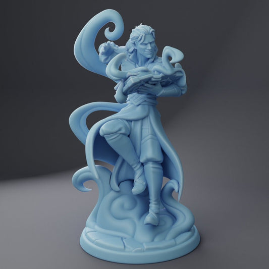 Dale the Nether Wizard | 32mm | Medium | Dungeons and Dragons | TTRPG | Twin Goddess Miniatures
