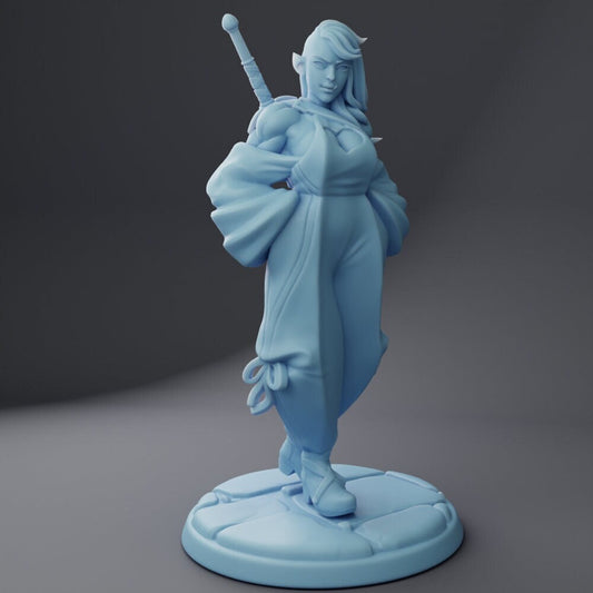 Janan the Orc Warrior | Medium | 32mm | Queens | Twin Goddess Miniatures