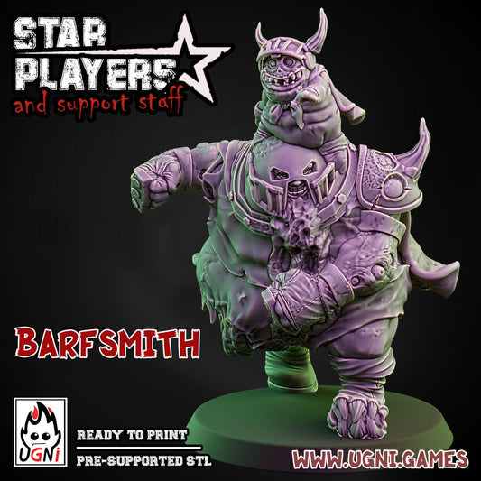 Barfsmith | Unclean Star Player | Fantasy Football | Ugni Miniatures