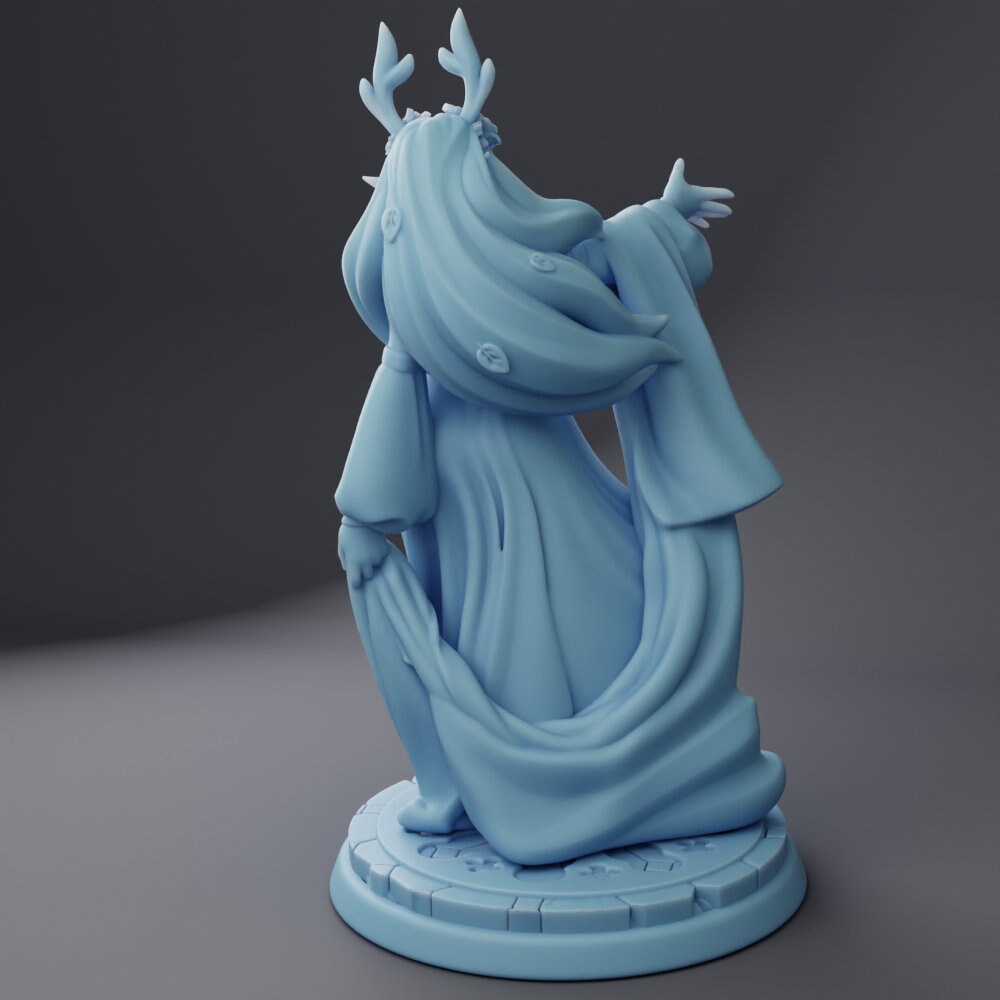 Dragon Goddess | Medium | 32mm | Twin Goddess Miniatures | Dungeons and Dragons | Pathfinder | TTRPG