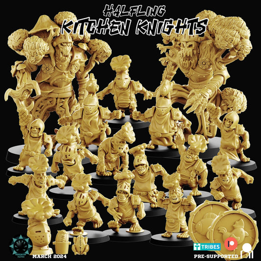 Kitchen Knights | Halfling Team | Fantasy Football | Realm of Paths | Dungeons and Dragons | TTRPG | Tabletop Gaming