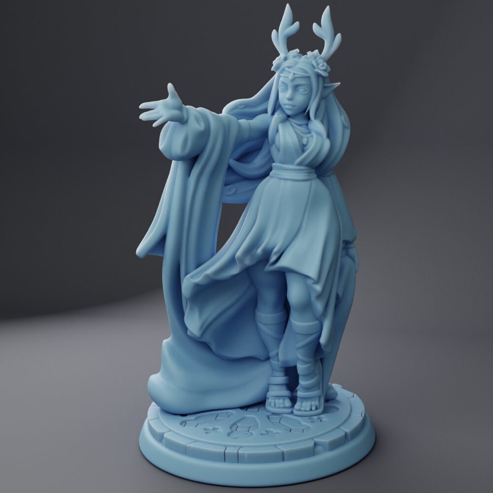 Dragon Goddess | Medium | 32mm | Twin Goddess Miniatures | Dungeons and Dragons | Pathfinder | TTRPG