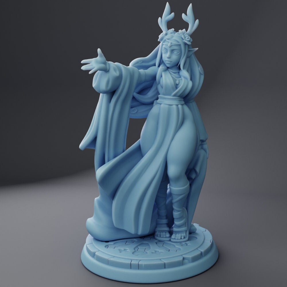 Dragon Goddess | Medium | 32mm | Twin Goddess Miniatures | Dungeons and Dragons | Pathfinder | TTRPG