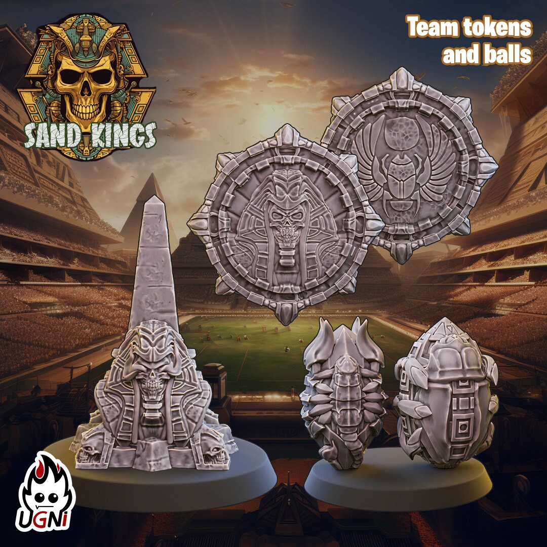 Sand Kings | Undead Pharoah Team | Fantasy Football | Ugni | TTRPG