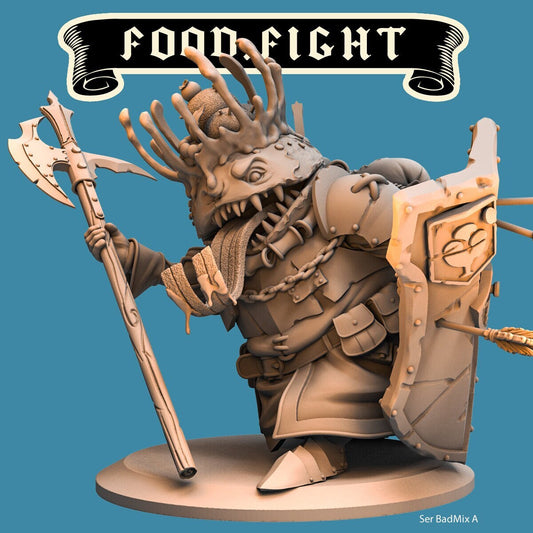 Ser Bad Mix | Cake Boss | Huge 75mm Base | Food Fight | Dungeons and Dragons | Suitable for Children Games